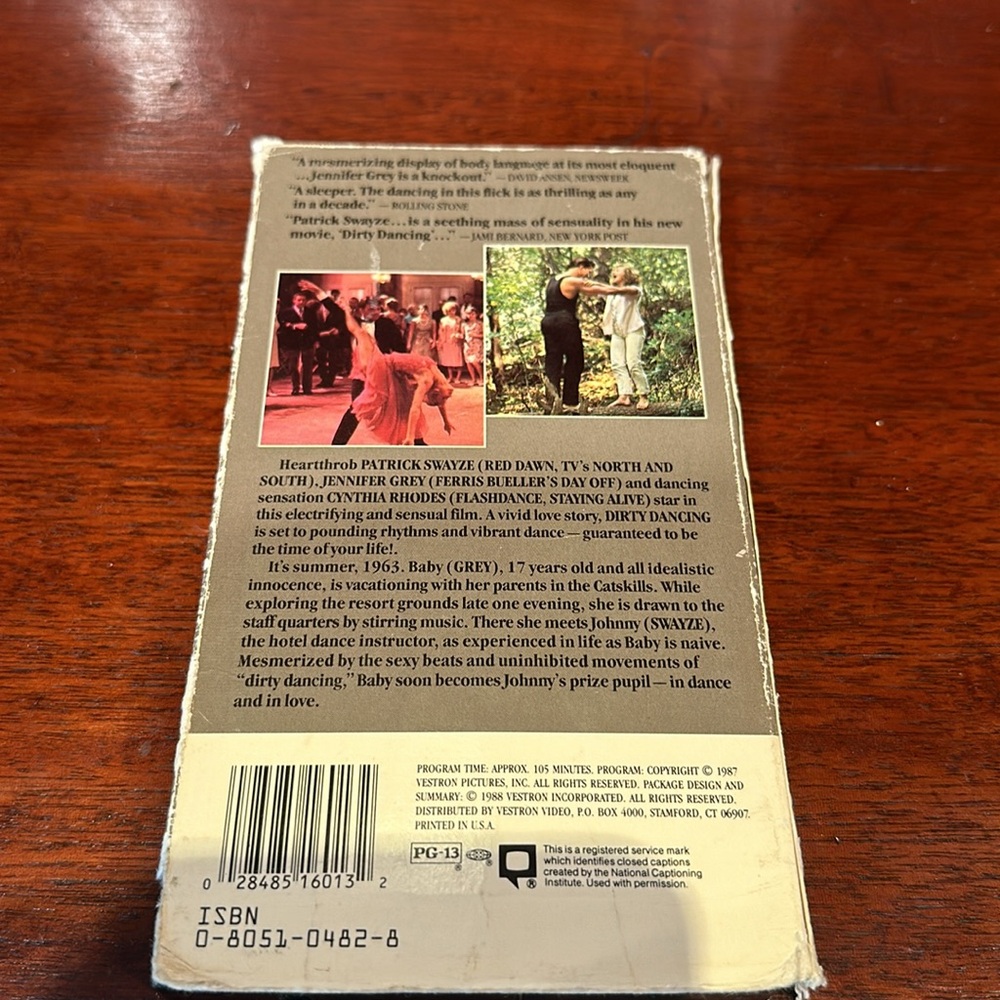 DIRTY DANCING VHS PG13 - Picture 4 of 6